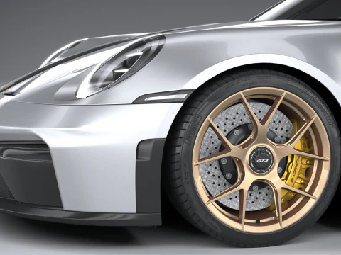 Porsche 911 GT3 2025 3D Model