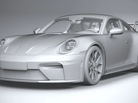 Porsche 911 GT3 2025 3D Model