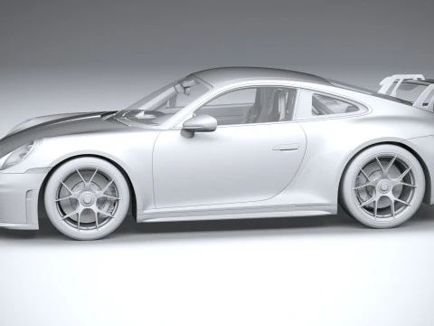Porsche 911 GT3 2025 3D Model