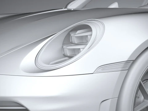 Porsche 911 GT3 2025 3D Model