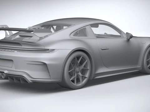 Porsche 911 GT3 2025 3D Model