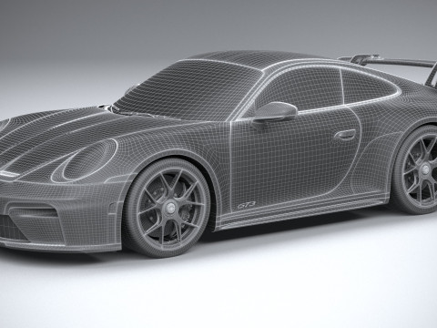 Porsche 911 GT3 2025 Modelo 3D