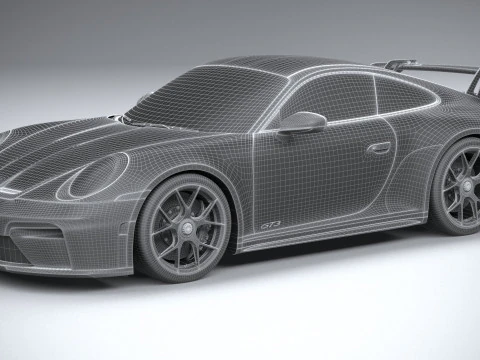 Porsche 911 GT3 2025 3D Model