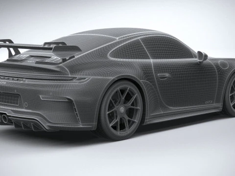 Porsche 911 GT3 2025 3D Model