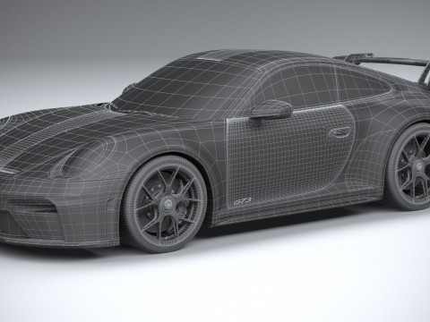 Porsche 911 GT3 2025 Modelo 3D