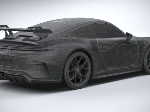 Porsche 911 GT3 2025 3D Model