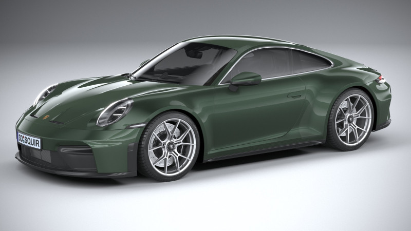 Porsche 911 GT3 Touring 2025 3D Model .c4d .max .obj .3ds .fbx .stl .blend