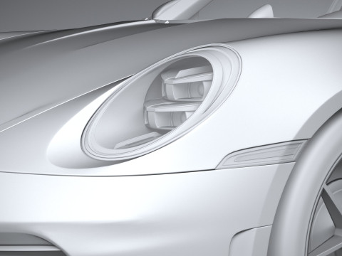 Porsche 911 GT3 Touring 2025 3D Model
