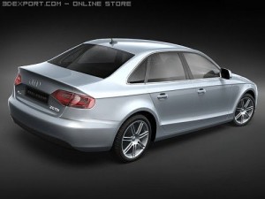 Audi A4 2008 Modello 3D