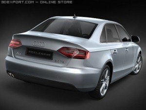 Audi A4 2008 Modello 3D