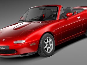 Mazda MX-5 Miata 1989-1997 3D Model