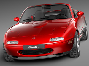Mazda MX-5 Miata 1989-1997 Model 3D