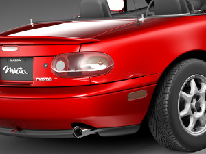Mazda MX-5 Miata 1989-1997 Model 3D
