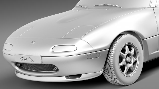 Mazda mx5 miata 1989-1997 3D-Modell in Sportwagen 3DExport