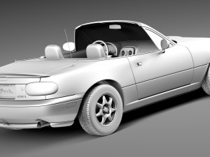 Mazda MX-5 Miata 1989-1997 Model 3D