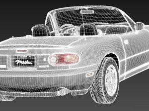 Mazda MX-5 Miata 1989-1997 Model 3D