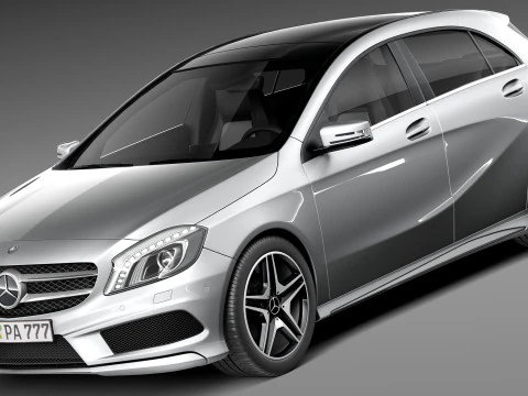 Mercedes-Benz A-Class 2013 3D Model