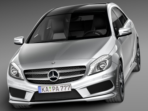 Mercedes-Benz A-Class 2013 3D Model