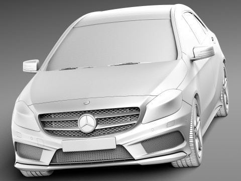 Mercedes-Benz A-Class 2013 3D Model