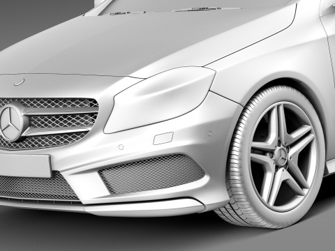 Mercedes-Benz A-Class 2013 3D Model