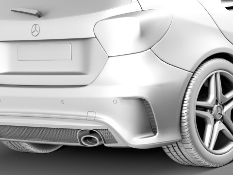 Mercedes-Benz A-Class 2013 3D Model
