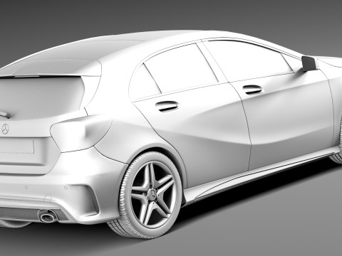 Mercedes-Benz A-Class 2013 3D Model