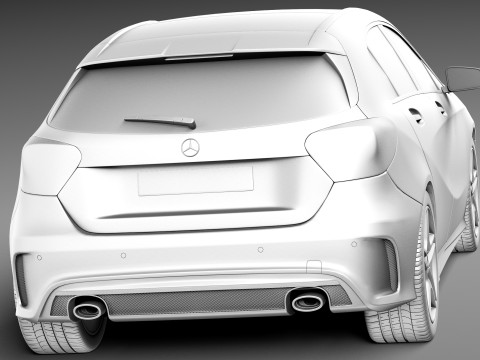 Mercedes-Benz A-Class 2013 3D Model