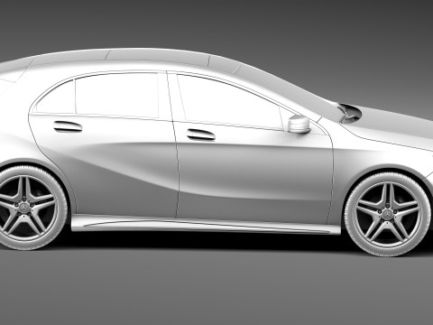 Mercedes-Benz A-Class 2013 3D Model