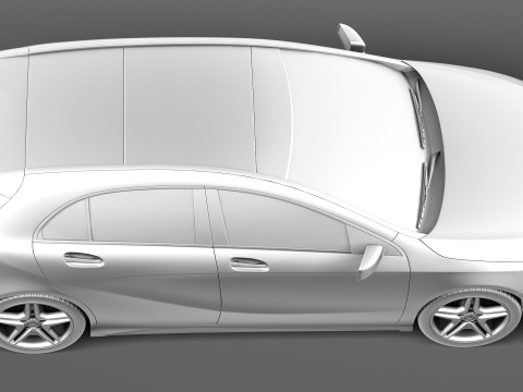 Mercedes-Benz A-Class 2013 3D Model