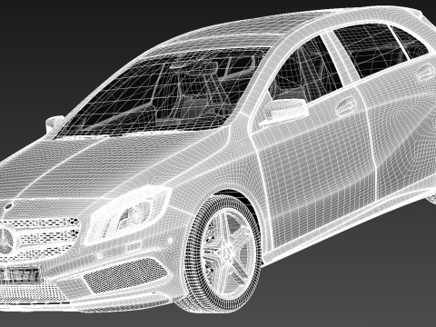 Mercedes-Benz A-Class 2013 3D Model