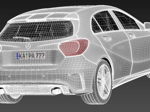 Mercedes-Benz A-Class 2013 3D Model