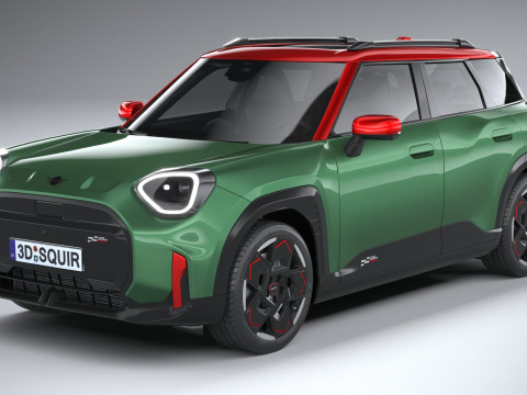 Mini John Cooper Works Aceman 2025 3D 모델