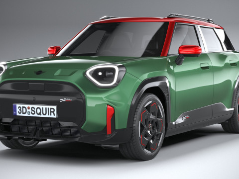 Mini John Cooper Works Aceman 2025 3D 모델