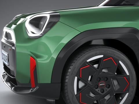 Mini John Cooper Works Aceman 2025 3D 모델