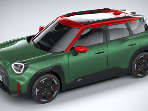 Mini John Cooper Works Aceman 2025 3D 모델