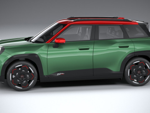 Mini John Cooper Works Aceman 2025 3D 모델