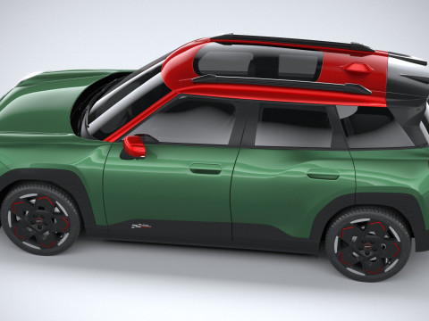 Mini John Cooper Works Aceman 2025 3D 모델