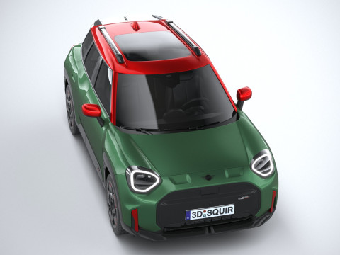 Mini John Cooper Works Aceman 2025 3D 모델