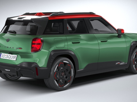 Mini John Cooper Works Aceman 2025 3D 모델
