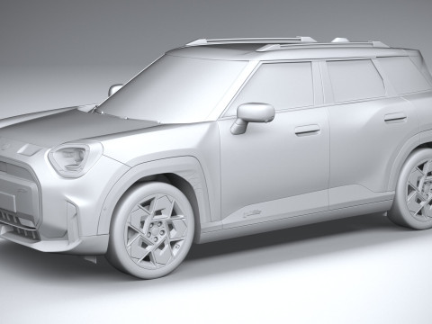 Mini John Cooper Works Aceman 2025 3D 모델