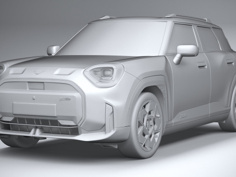 Mini John Cooper Works Aceman 2025 3D 모델