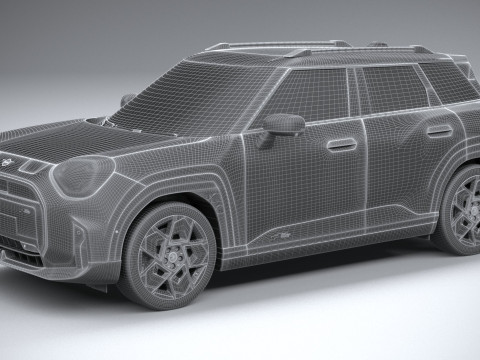 Mini John Cooper Works Aceman 2025 3D 모델