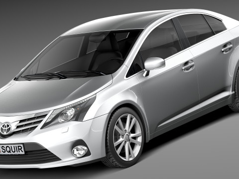 Toyota Avensis Sedan 2013 3D Model