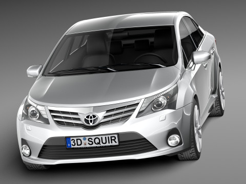 Toyota Avensis Sedan 2013 3Dモデル