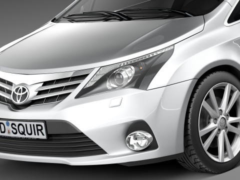 Toyota Avensis Sedan 2013 3Dモデル