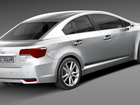 Toyota Avensis Sedan 2013 3Dモデル