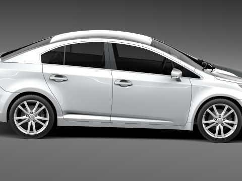 Toyota Avensis Sedan 2013 3Dモデル