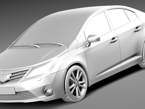 Toyota Avensis Sedan 2013 3Dモデル