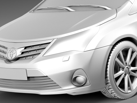 Toyota Avensis Sedan 2013 3Dモデル