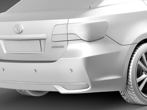 Toyota Avensis Sedan 2013 3Dモデル